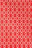 Abito chemisier rosso con stampa