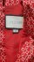 Abito chemisier rosso con stampa