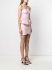 Abito smanicato in denim rosa