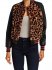 Giacca bomber leopardata