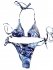 Bikini maculato azzurro