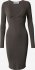 Abito cutout grigio