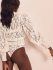 Top in pizzo crema