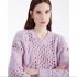 Maglia traforata in lana