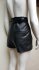 Shorts in pelle plissè