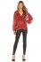 Blusa animalier rossa