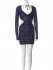 Abito cutout drappeggiato