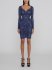 Abito cutout drappeggiato