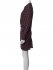 Abito plaid asimmetrico