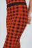 Gonna tartan rosso e nero