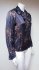 Blusa in seta con cravatta