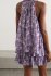 Top in cotone viola