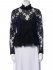 Blusa in pizzo nero