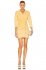 Abito blazer in denim giallo