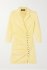 Abito blazer in denim giallo