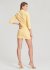 Abito blazer in denim giallo