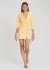 Abito blazer in denim giallo