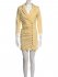Abito blazer in denim giallo