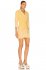Abito blazer in denim giallo