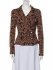 Blazer con stampa geometrica