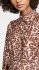 Abito in lino leopardato