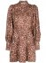 Abito in lino leopardato