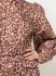 Abito in lino leopardato