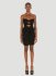 Abito con corsetto cutout