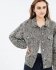 Giacca animalier in lino