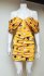 Abito a corsetto giallo