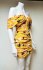 Abito a corsetto giallo