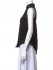 Top smanicato con pizzo