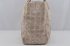 Borsa tote in tela e pelle