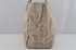 Borsa tote in tela e pelle