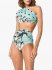 Costume monospalla blue