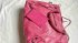 Borsa in nappa rosa