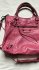 Borsa in nappa rosa