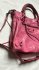 Borsa in nappa rosa