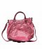 Borsa in nappa rosa