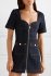 Abito in denim con zip