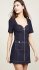 Abito in denim con zip