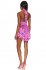 Abito criss cross rosa
