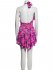 Abito criss cross rosa