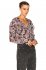 Blusa stampata in viscosa