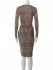 Abito stretch animalier