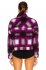 Giacca tartan viola