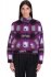 Giacca tartan viola