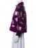 Giacca tartan viola