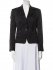 Giacca jacquard nera