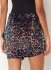 Gonna in paillettes multi